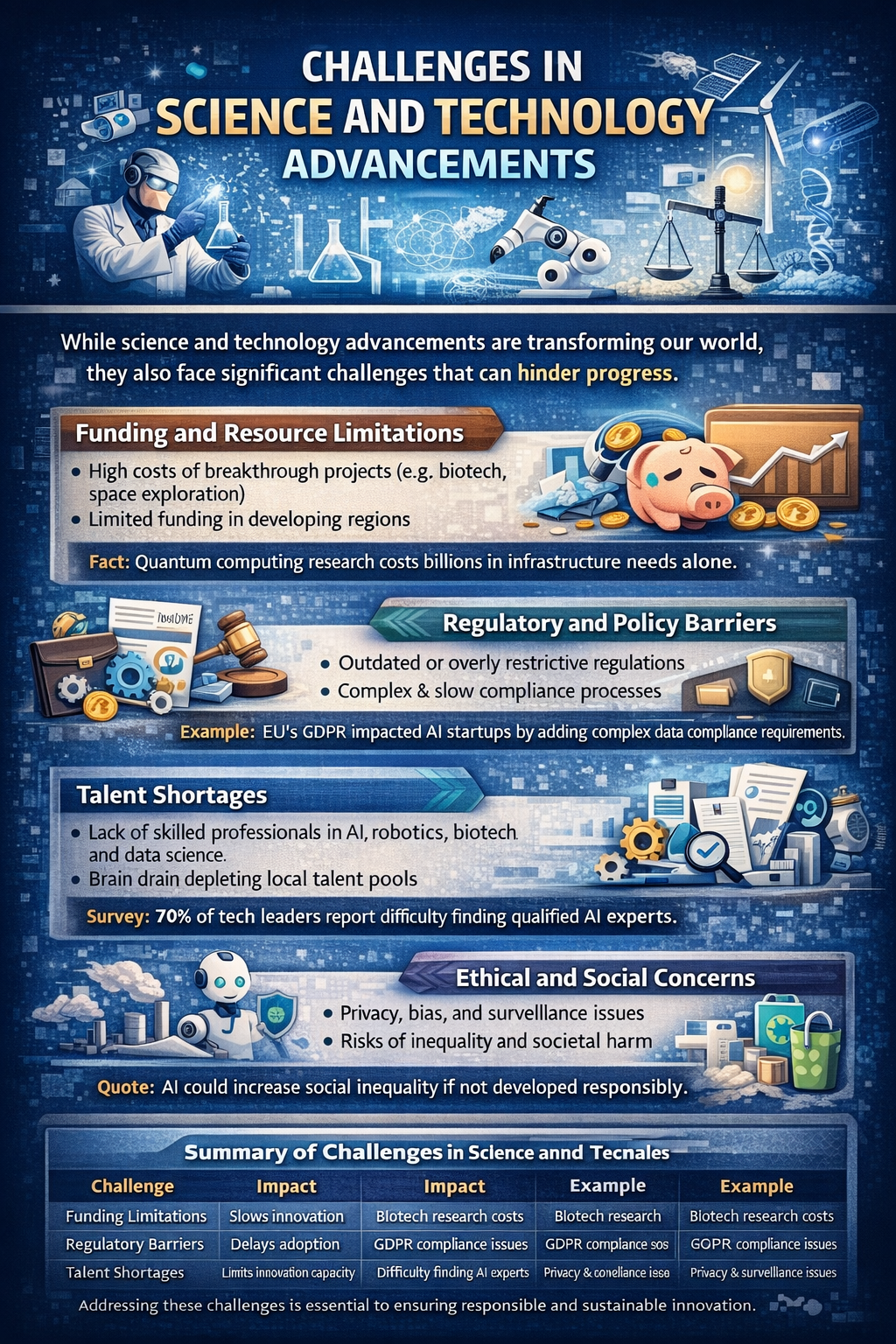 science and technology advancements