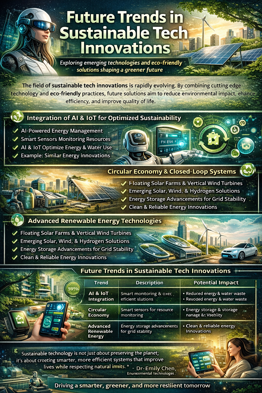 sustainable tech innovations