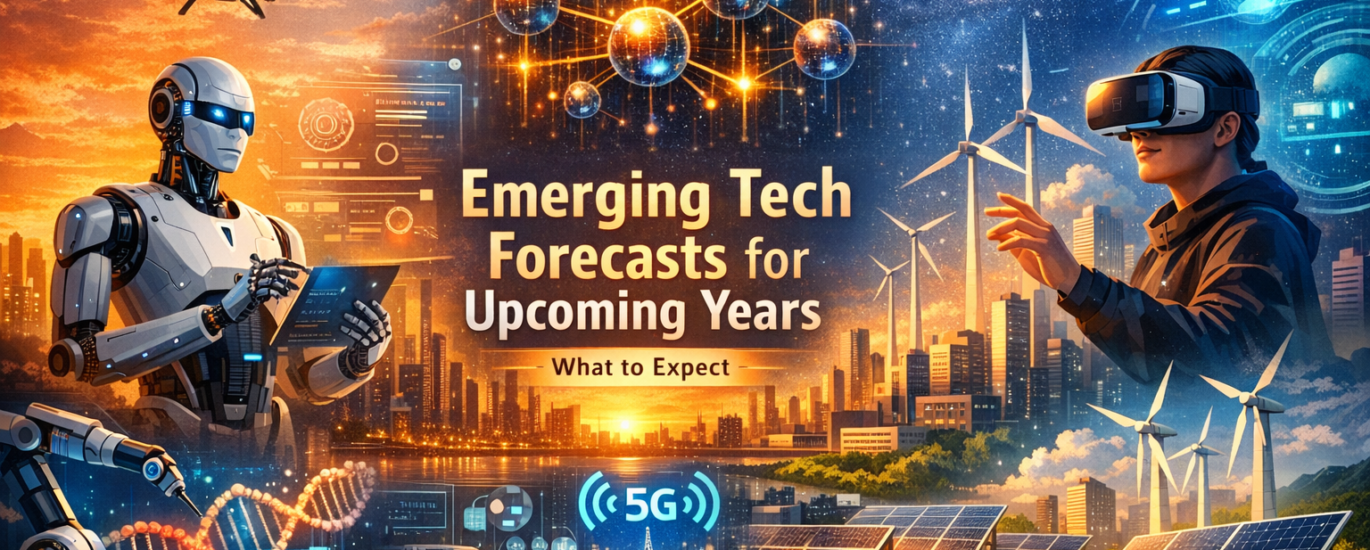 Emerging tech forecasts for upcoming years