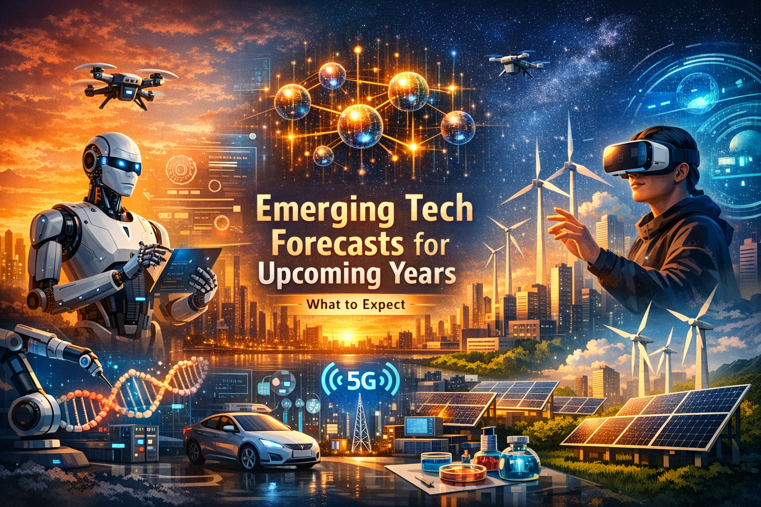 Emerging tech forecasts for upcoming years